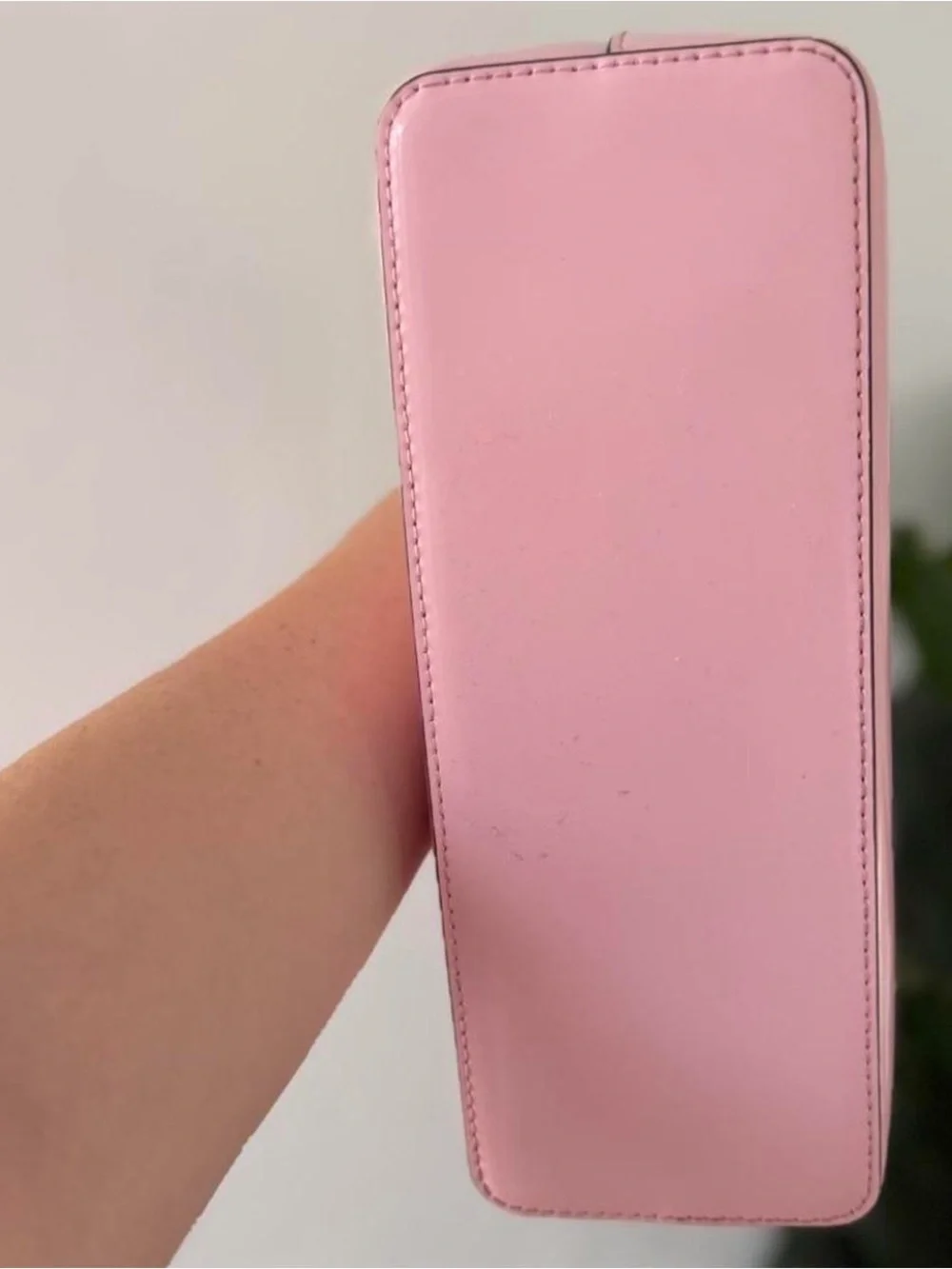 Tory Burch Pink Patent Mini Satchel with Gold Hardware